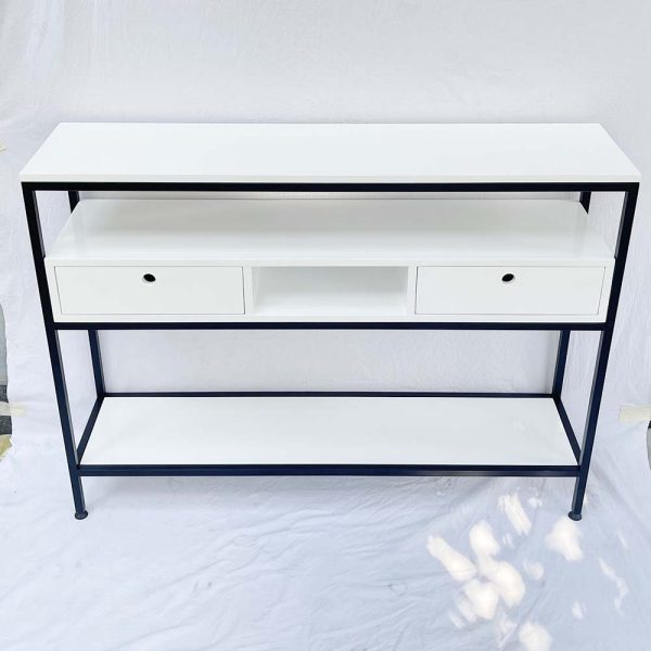 Bàn console, bàn trang trí 3 tầng có ngăn kéo CST015