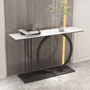 Bàn console ONI mặt đá khung sắt CST052