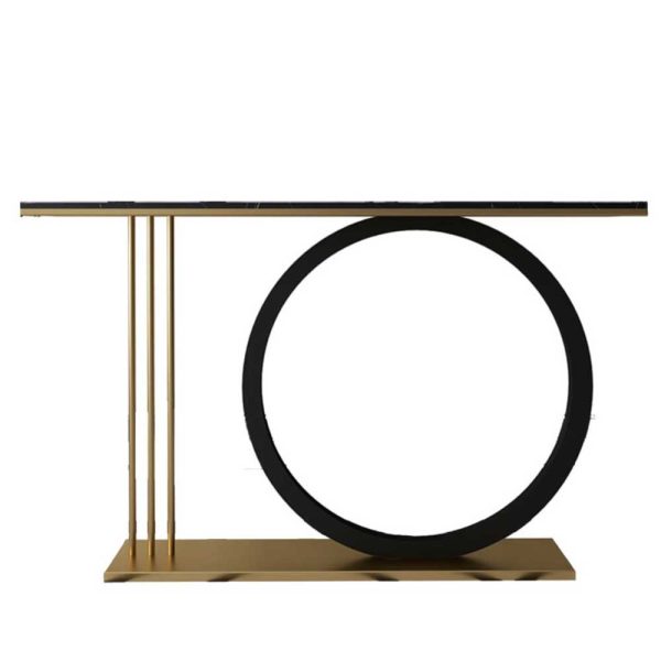 Bàn console ONI mặt đá khung sắt CST052