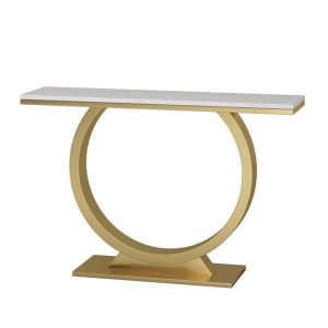 Bàn console OMAN mặt đá khung sắt CST055