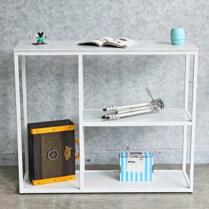 Bàn console POSY khung sắt mặt đá CST043