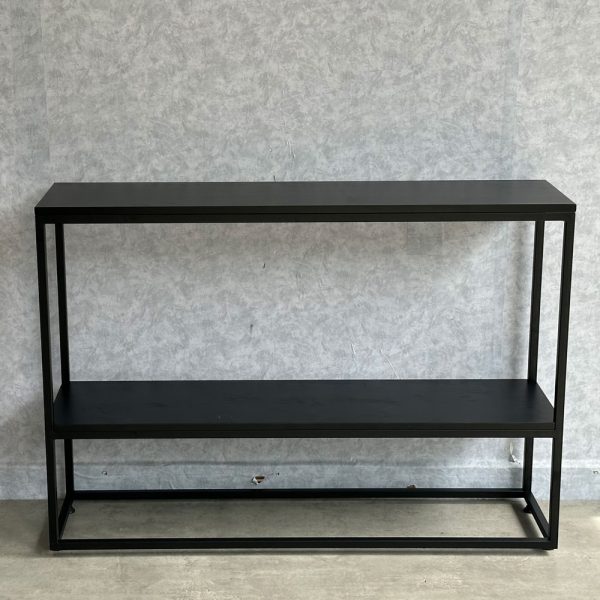 Bàn Console 120x30x81cm gỗ cao su khung sắt CST067