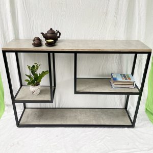 Bàn console trang trí gỗ Plywood khung sắt CSTC040