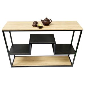 Bàn trang trí, bàn console gỗ Plywood khung sắt CST041