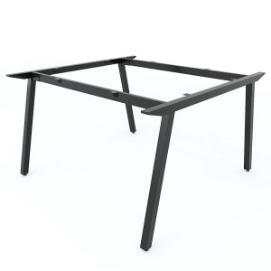 Bàn cụm 2 120x120cm gỗ Plywood hệ PLY chân lắp ráp HBPL011