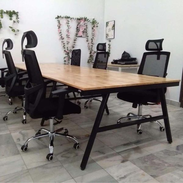 Bàn cụm 6 360x120 AConcept chân sắt lắp ráp