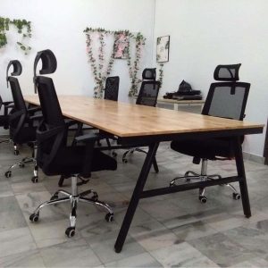 Bàn cụm 6 360x120 AConcept chân sắt lắp ráp