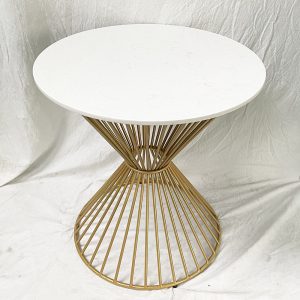 Bàn cafe, bàn decor mặt đá khung sắt CFD68103