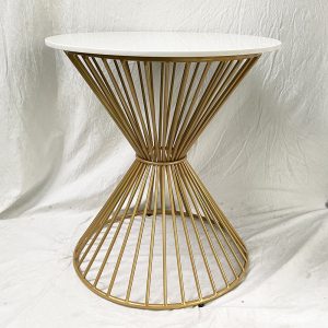 Bàn cafe, bàn decor mặt đá khung sắt CFD68103