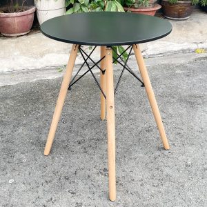 Bàn cafe Eames tròn 60cm màu trắng hoặc đen CFD68017