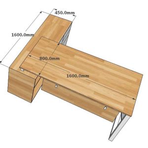 Bàn giám đốc 180x160 XConcept