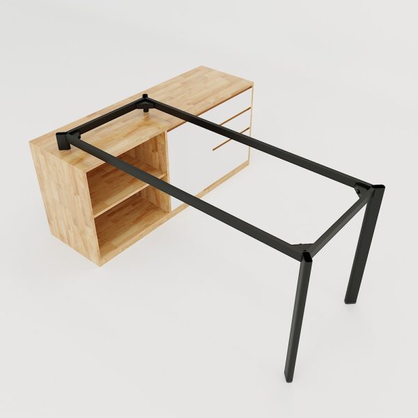 HBOV020 - Bàn giám đốc 160x140 hệ Oval Concept lắp ráp