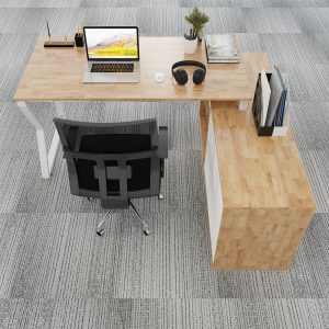 HBMC023 - Bàn giám đốc 160x140 (mặt bàn 70) MConcept chân sắt lắp ráp