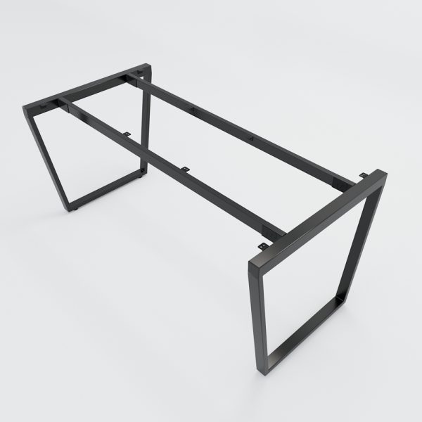 Bàn làm việc 160x80cm gỗ Plywood phủ melamin chân sắt Trapeze HBTC033