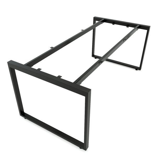 HBRT008 - Bàn họp 90x180cm hệ RECTANG chân sắt lắp ráp