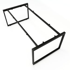 HBRT009 - Bàn họp 100x200cm hệ RECTANG chân sắt lắp ráp