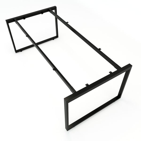 HBRT009 - Bàn họp 100x200cm hệ RECTANG chân sắt lắp ráp