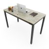 Bàn làm việc 120x60cm gỗ Plywood màu bê tông chân Uconcept HBUC039