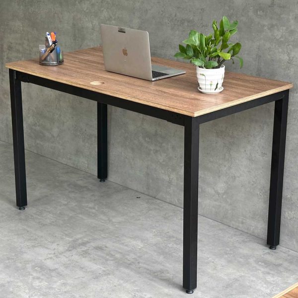 Bàn làm việc 120x60cm gỗ Plywood màu bê tông chân Uconcept HBUC039