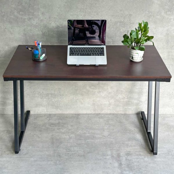 Bàn làm việc 120x60cm gỗ cao su chân chữ Z hệ Minimal HBMN034
