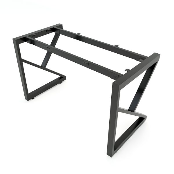 Bàn làm việc 120x60cm gỗ Plywood melamin vân sồi chân sắt hệ Kconcept HBKC028