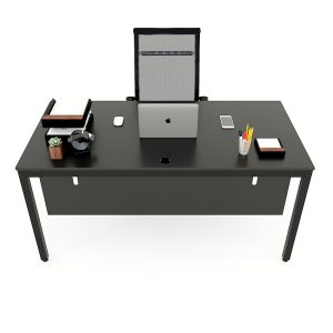 HBUC007 - Bàn làm việc 160x80 UConcept chân sắt lắp ráp