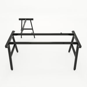 Bàn làm việc chữ L 160x150cm gỗ Plywood phủ melamin chân sắt Aconcept HBAC044