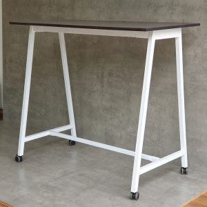 Bàn đứng di động 120x60cm gỗ cao su chân sắt lắp ráp FOS013