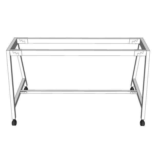 Chân sắt di động cho bàn làm việc 140x60cm sơn tĩnh điện CFOS002