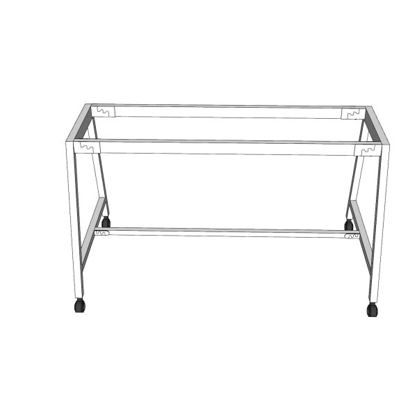 Chân sắt di động cho bàn làm việc 140x70cm sơn tĩnh điện CFOS003