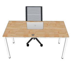 Bàn làm việc 140x60cm gỗ tự nhiên hệ OMA HBOM003