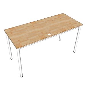 Bàn làm việc 140x60cm gỗ tự nhiên hệ OMA HBOM003