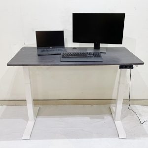 Bàn FlexiDesk mặt gỗ cao su 2 khớp chỉnh điện FLD001
