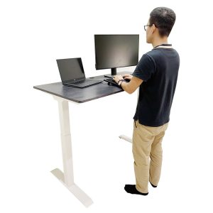 bàn nâng hạ chiều cao mặt gỗ chân điện