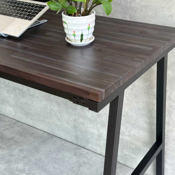Bàn làm việc 120x60cm gỗ tràm chân sắt chữ A hệ Minimal SPD68201