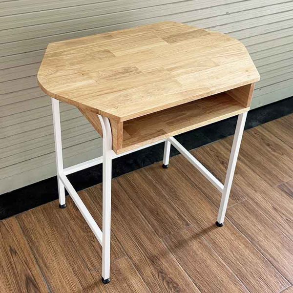 Bàn đơn module gỗ tự nhiên chân sắt PSD034