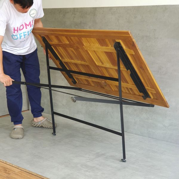 Bàn ngoài trời xếp gọn REFORD 120x75cm gỗ tràm  CFD68075