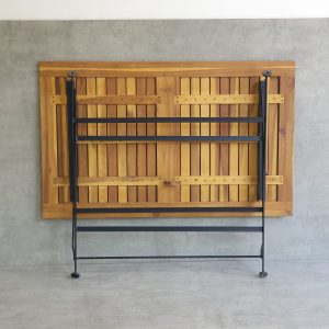 Bàn ngoài trời xếp gọn REFORD 120x75cm gỗ tràm  CFD68075