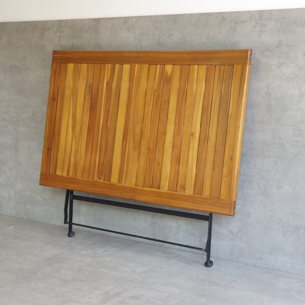 Bàn ngoài trời xếp gọn REFORD 120x75cm gỗ tràm  CFD68075