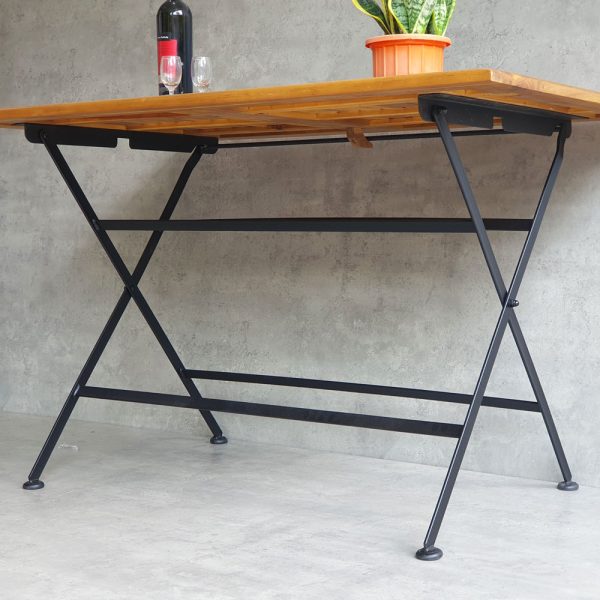 Bàn ngoài trời xếp gọn REFORD 120x75cm gỗ tràm  CFD68075