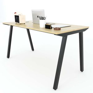 Bàn nhân viên 140x70cm gỗ Plywood hệ PLY chân sắt lắp ráp HBPL005