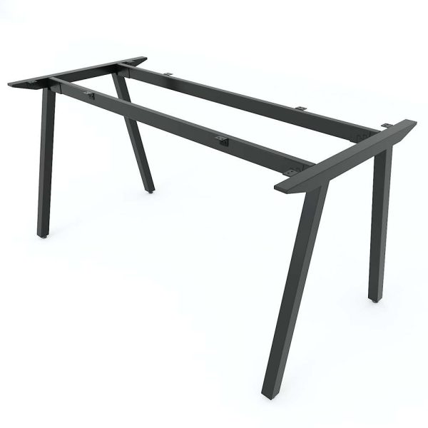 Bàn nhân viên 140x70cm gỗ Plywood hệ PLY chân sắt lắp ráp HBPL005