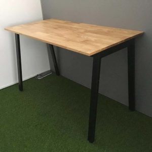 Bàn làm việc 100x60 Aton Concept chân sắt lắp ráp