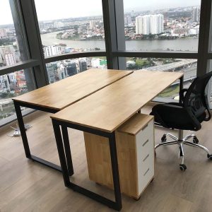 Bàn làm việc 140x60 Rectang Concept lắp ráp