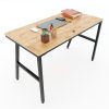 SPD68145 - Bàn làm việc 120x60x75(cm) chân sắt Trapez 2 lắp ráp