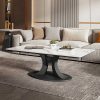 Bàn sofa chữ nhật 120x60x35cm mặt đá ceramic TT68291