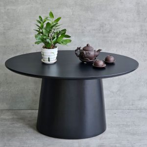 Bàn sofa Ellipse 60x40cm gỗ cao su TT68256
