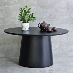 Bàn sofa Ellipse 60x40cm gỗ cao su TT68256