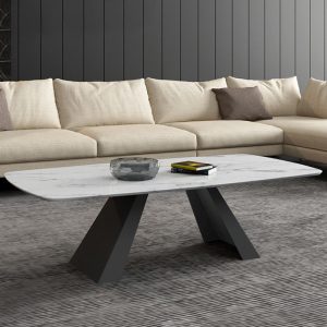 Bàn sofa mặt đá chân sắt TT68184