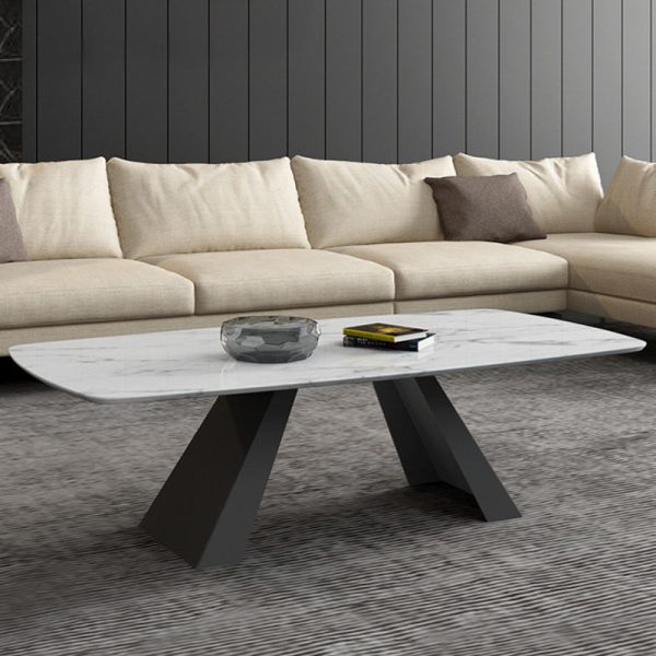 Bàn sofa mặt đá chân sắt TT68184